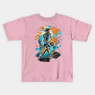 Basketball art Kids T-Shirt